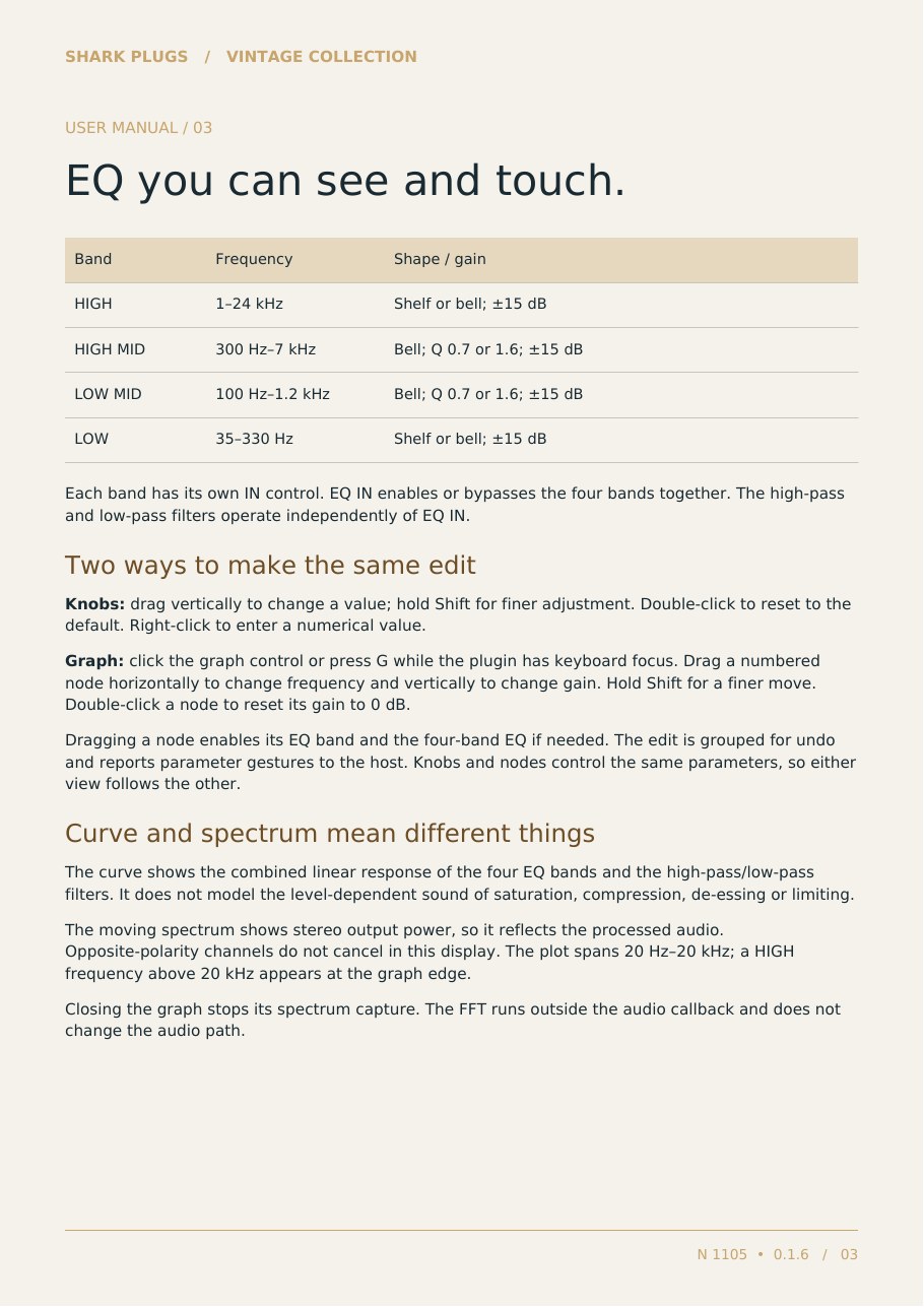 SHARK N 1105 user manual page 3 of 6