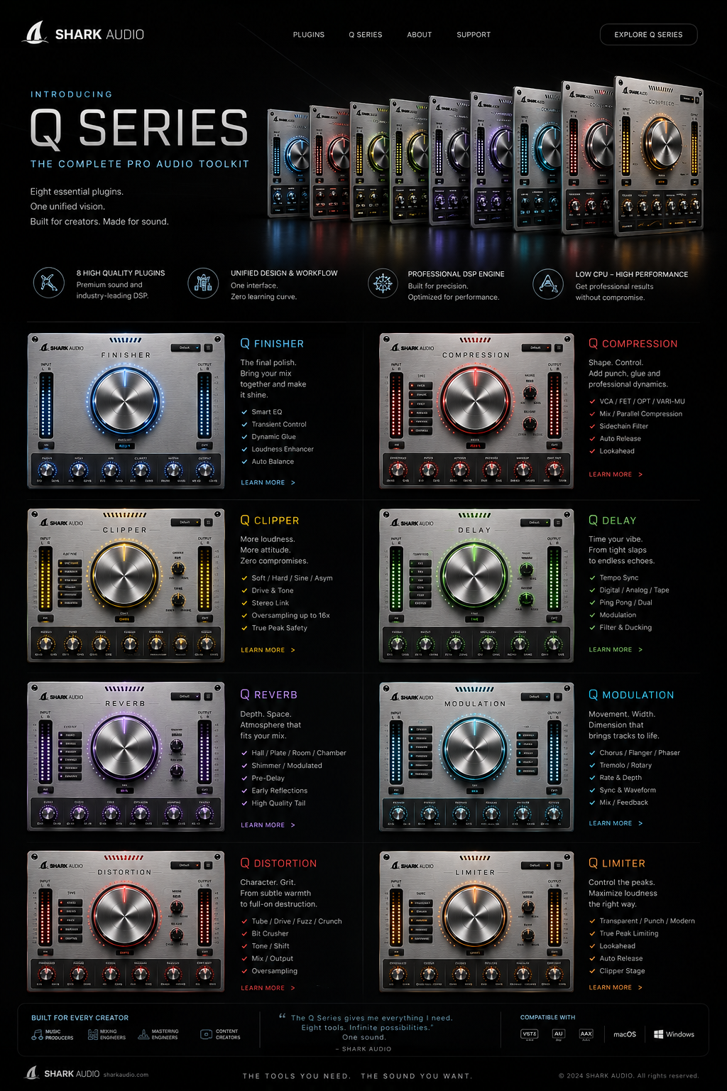 Shark Q Series plugin collection